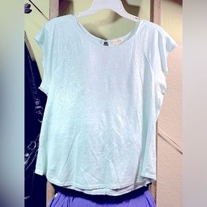 Maison Jules linen cap sleeve top